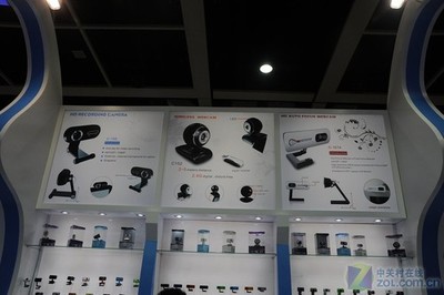 多款攝像頭產品展示